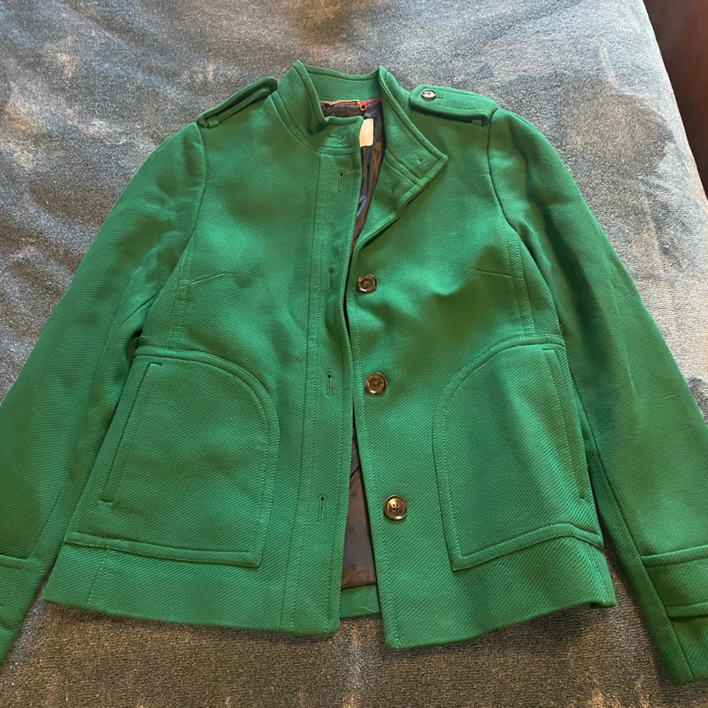 Banana Republic Green Pea Coat